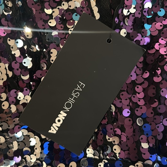 Fashion Nova Tania Sequin Dress Size M - Picture 9 of 11